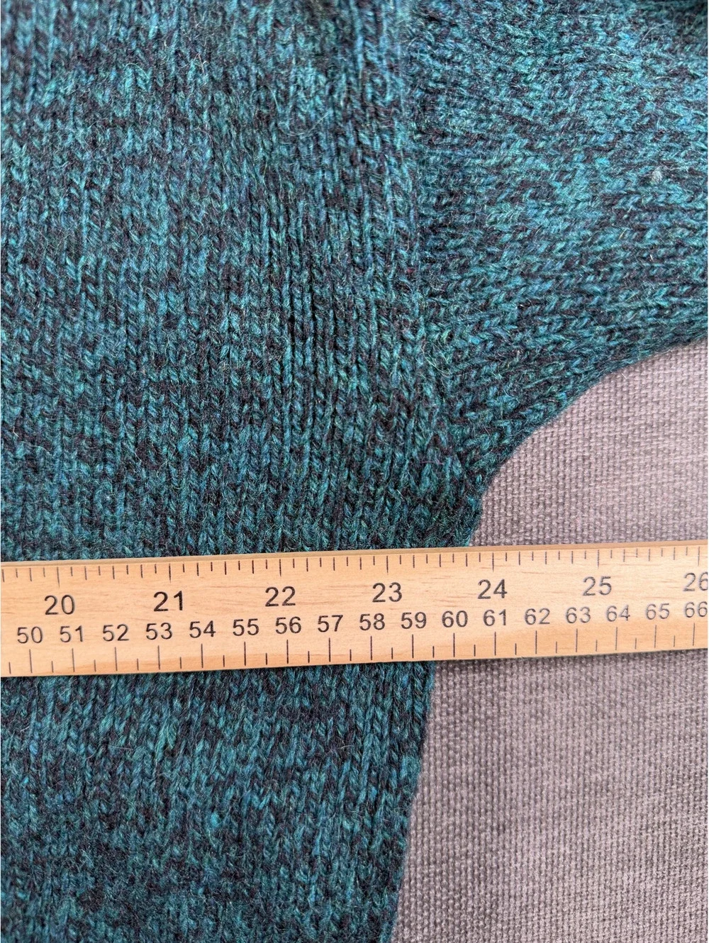 Eddie Bauer Vintage Shawl Collar Wool Sweater Size L
